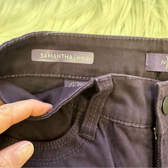 NYDJ Samantha Slim Jeans Sz OP Not Your Daughter's Jeans Merlot Nordstrom NWT - Picture 6 of 14